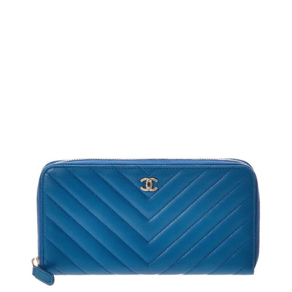 Chanel V Stitch Around Long Wallet (Authentic Pre-Loved)